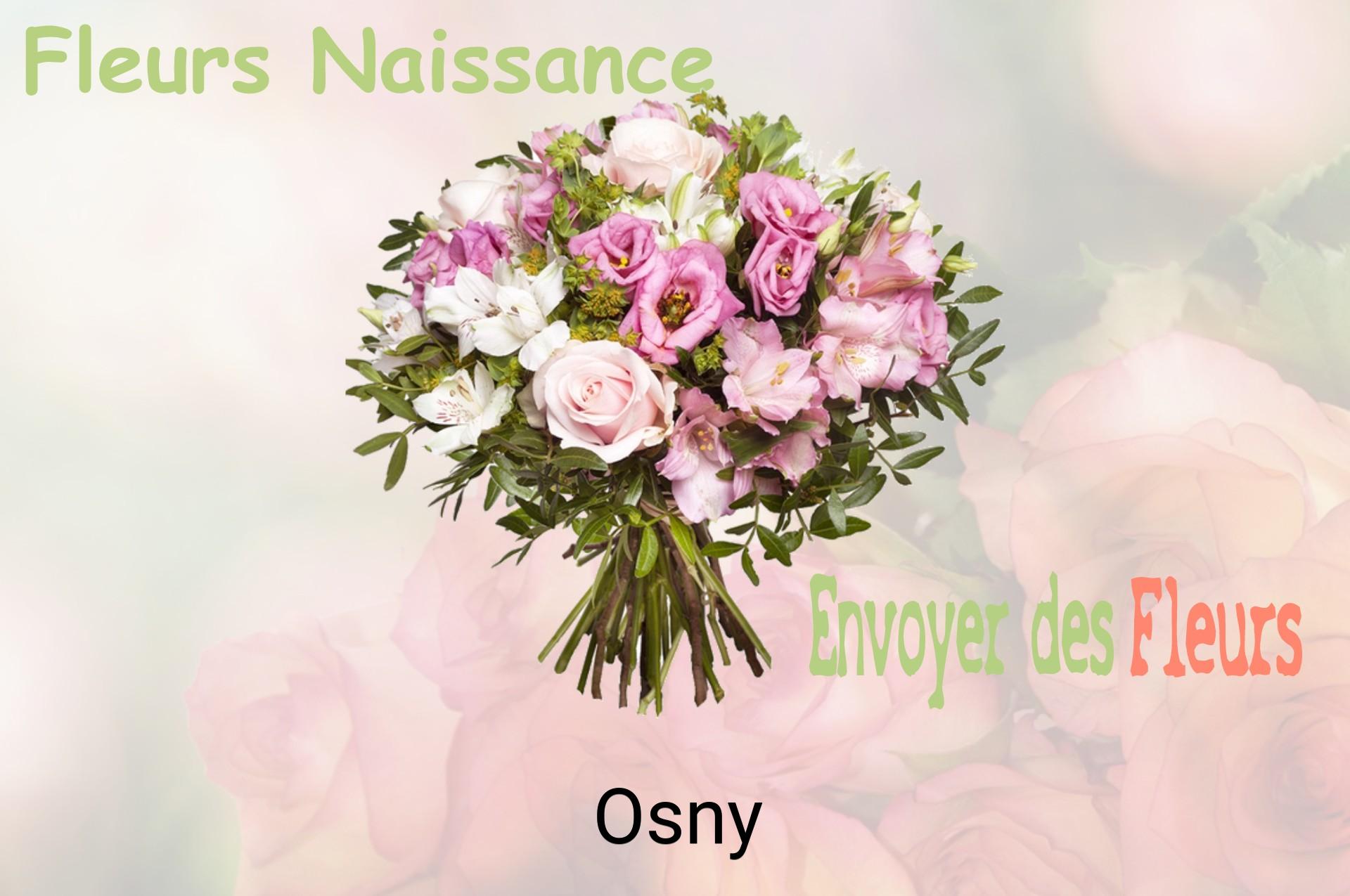 Bouquet de fleurs de naissance livré à Osny
